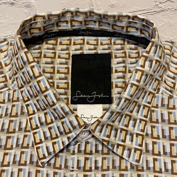 Sean John Other - 3/$15 Dressy & Fun Geometric Button Down Shirt Big & Tall SEAN JOHN - XL